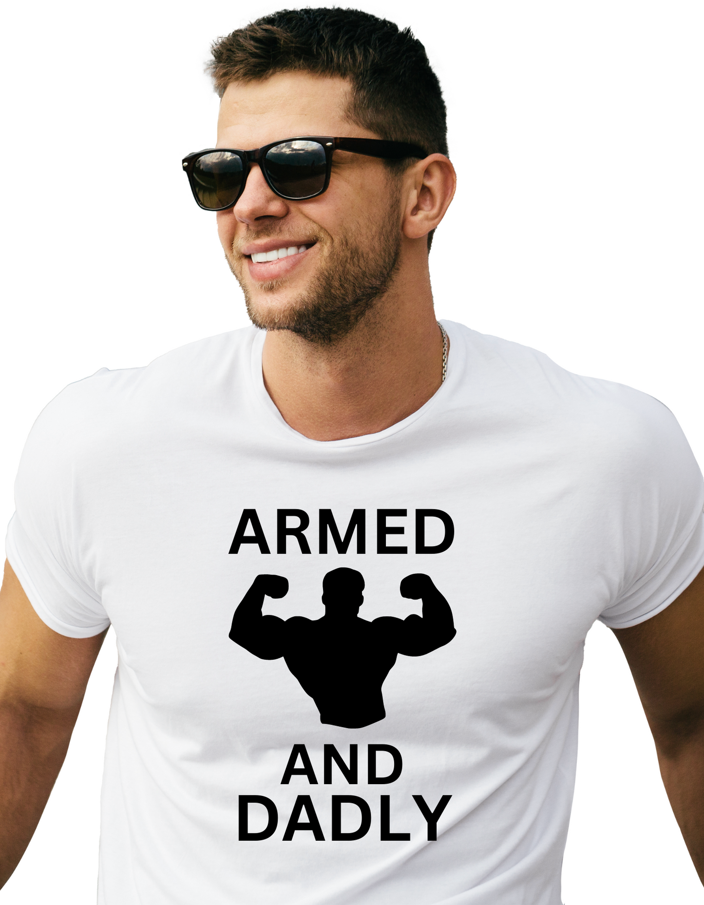 ARMED AND DADLY Cotton Tee