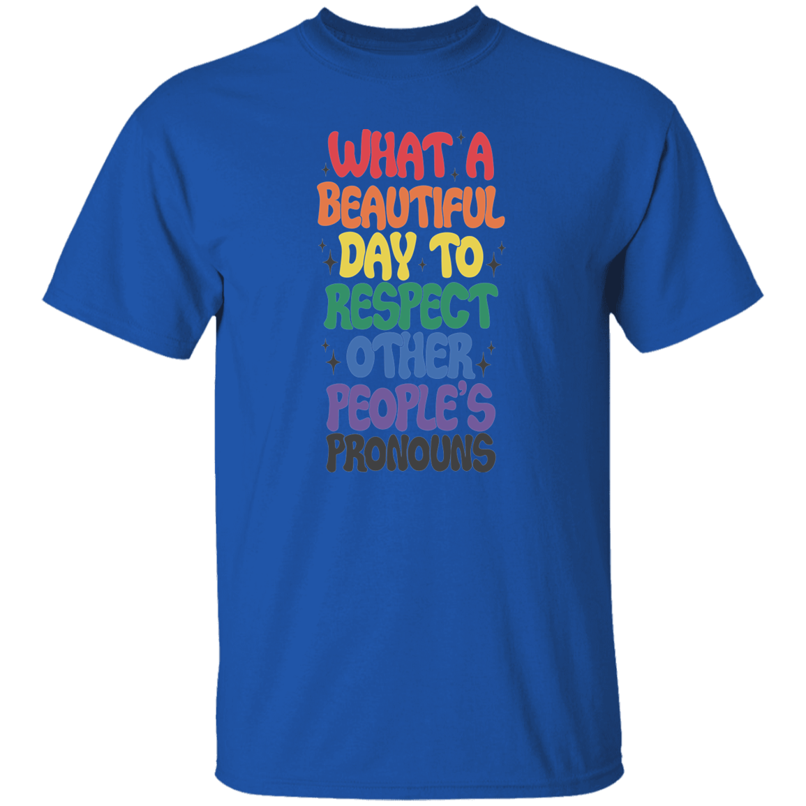 Respect Other Peoples Pronouns T-Shirt