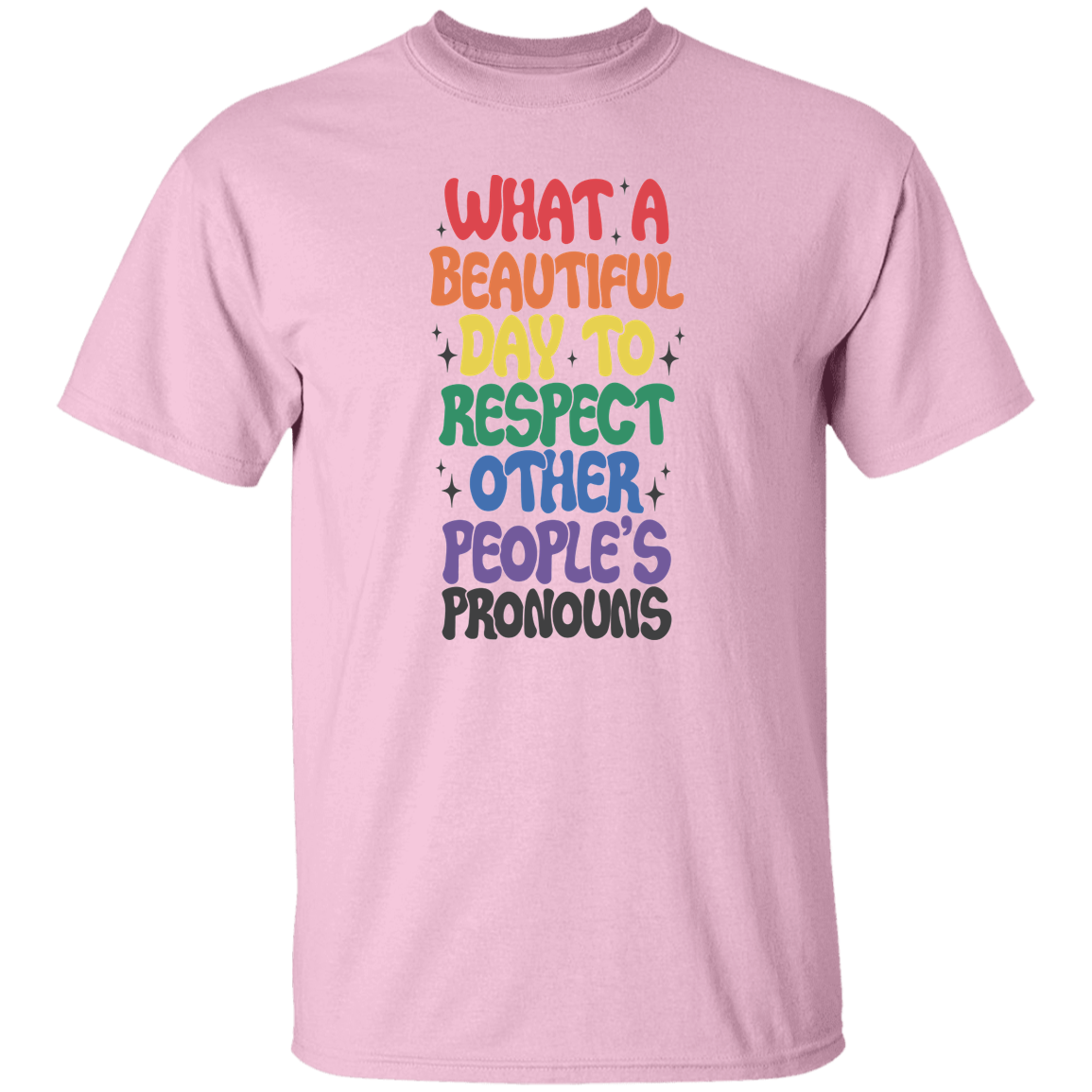 Respect Other Peoples Pronouns T-Shirt