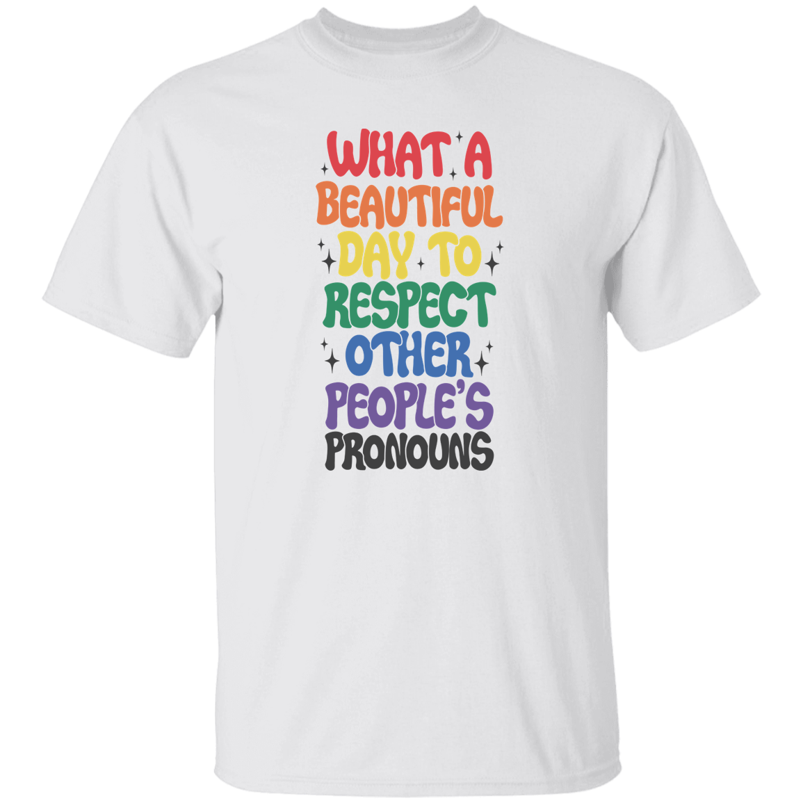 Respect Other Peoples Pronouns T-Shirt