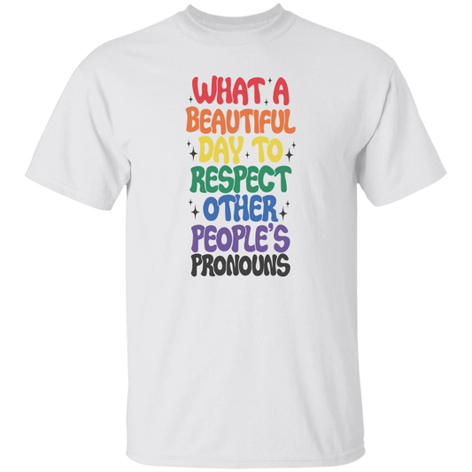 Respect Other Peoples Pronouns T-Shirt