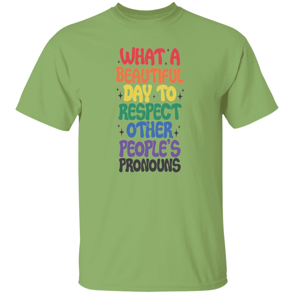 Respect Other Peoples Pronouns T-Shirt